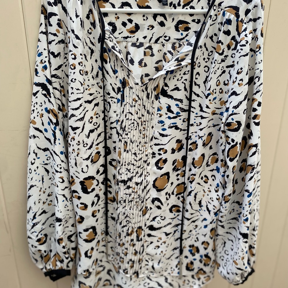Cheetah print blouse